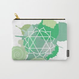 Anahata chakra Meditation aura and fourth of the seven chakras symbol Carry-All Pouch