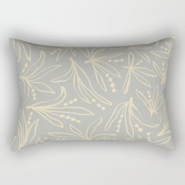 Lily Flower Pattern #3 Rectangular Pillow
