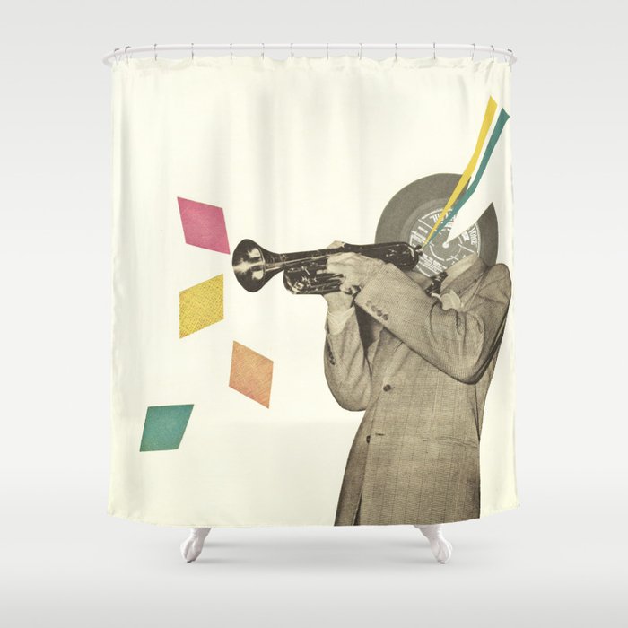 Blue Note Shower Curtain