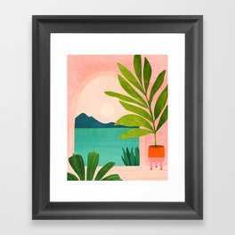 Summer Vacation Framed Art Print
