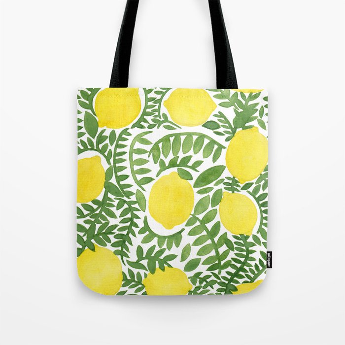 Fresh Lemons Tote Bag