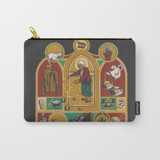 Ye Oldé Grandma Triptych Carry-All Pouch