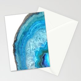 Blue Agate Stationery Card