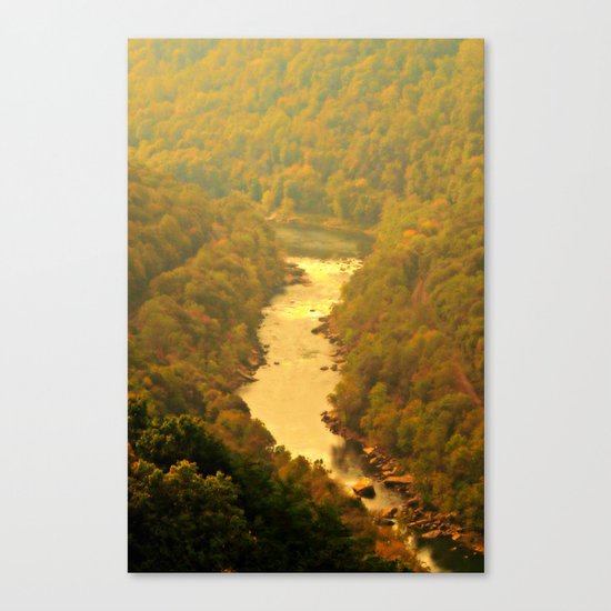 Peaceful River View Canvas Print