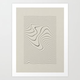 Line Distortion #2 Art Print