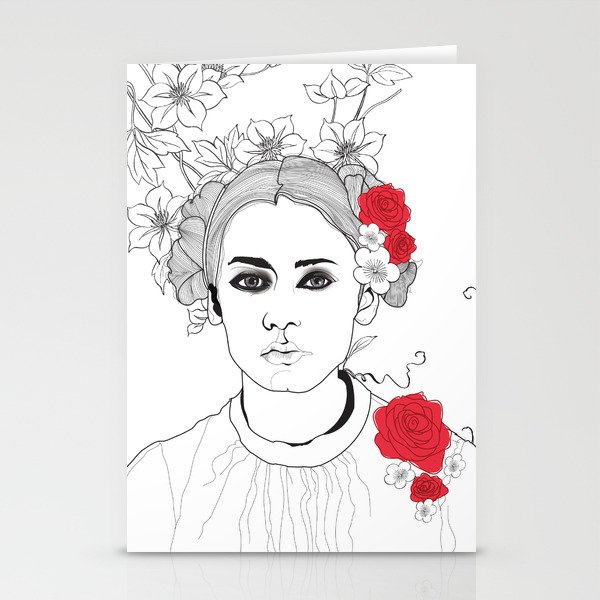 The Girl Stationery Cards