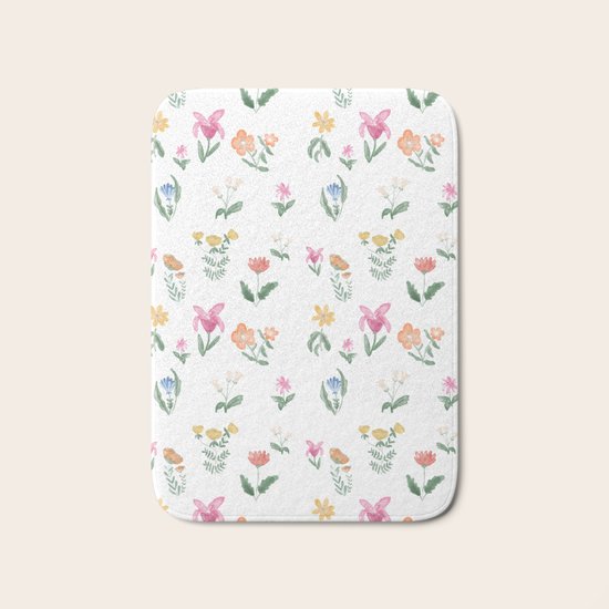 Spring Garden Bath Mat