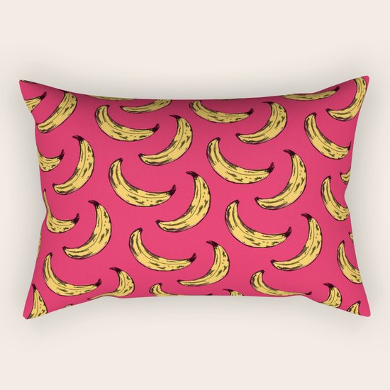 Vendedor de bananas Rectangular Pillow