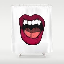 Vamp Lip Shower Curtain
