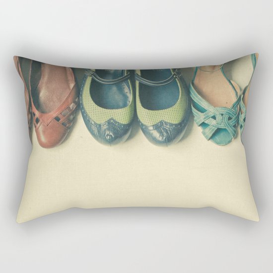 The Shoe Collection Rectangular Pillow
