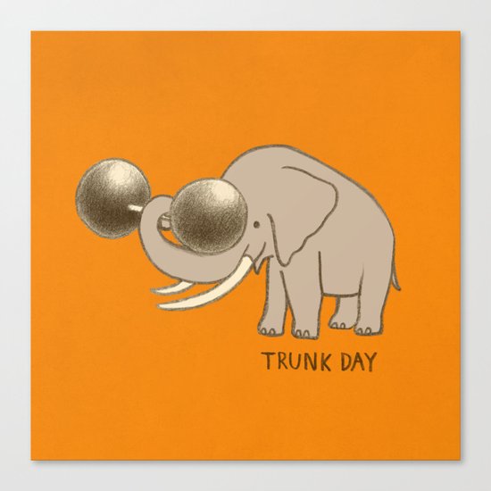 Trunk Day Canvas Print
