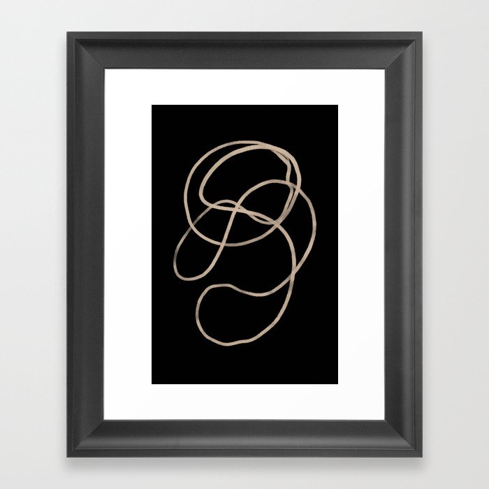 Infinite loop - Curated collection Framed Art Print