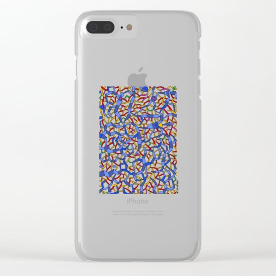 - spaceweb - Clear iPhone Case