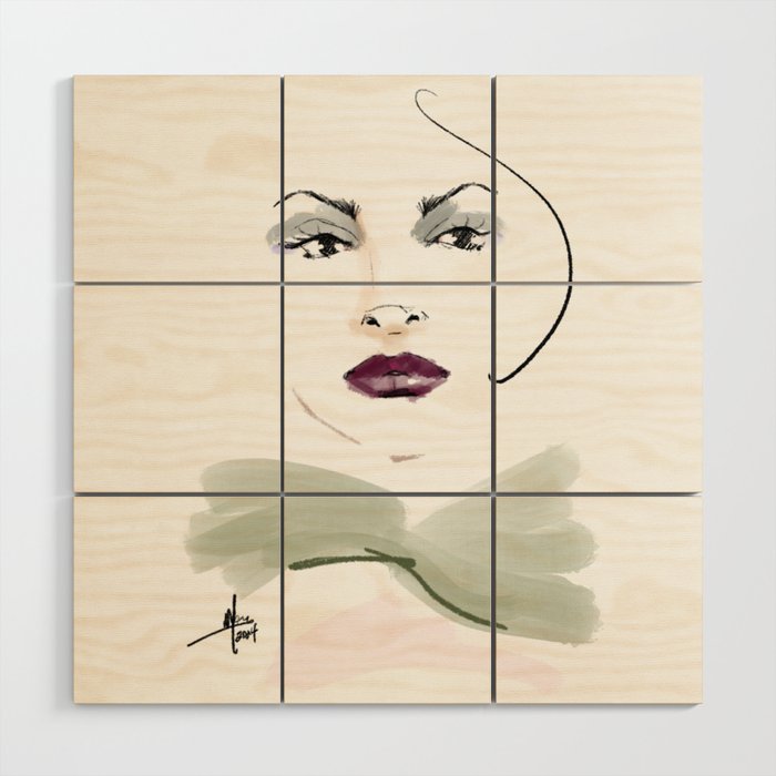 Fashionable Intentions Wood Wall Art