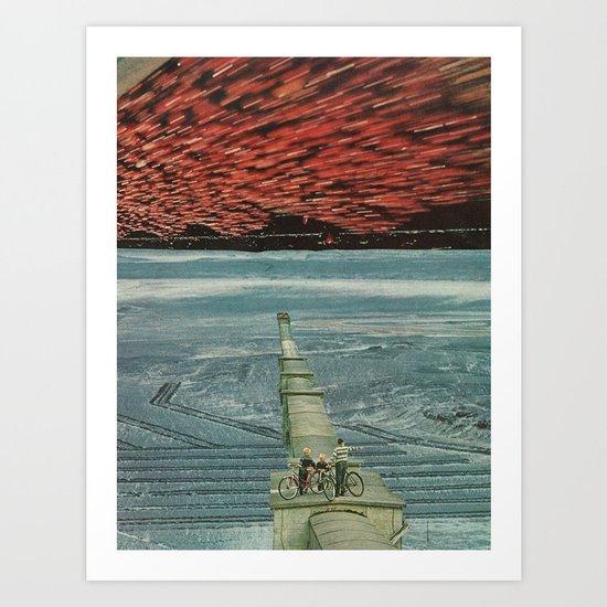 look to the east Art Print