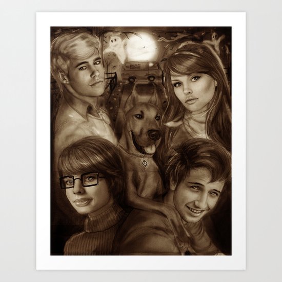 Scooby Doo Art Print