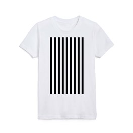 STRIPED DESIGN (BLACK-WHITE) Kids T Shirt