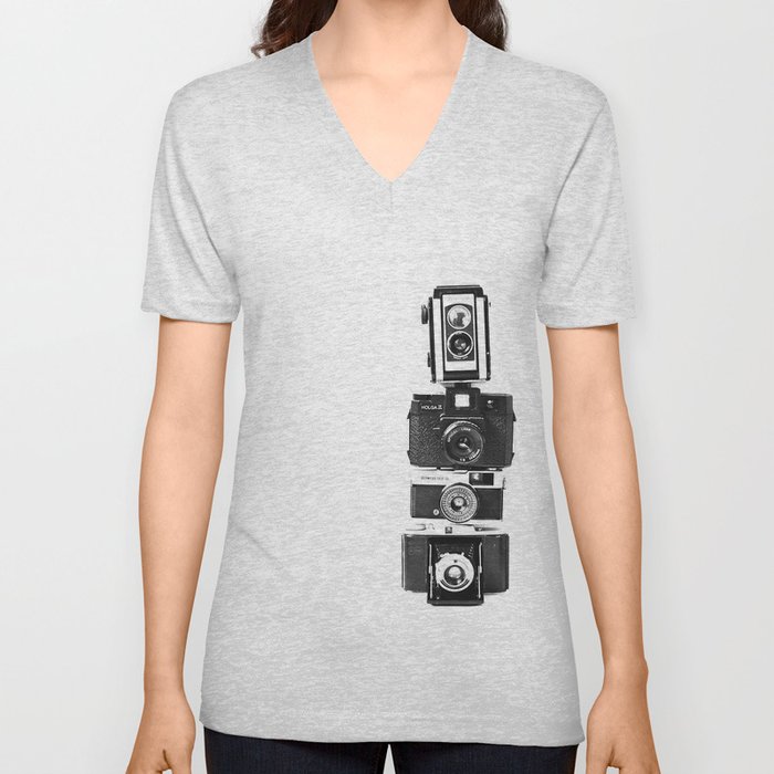 Camera Love V Neck T Shirt