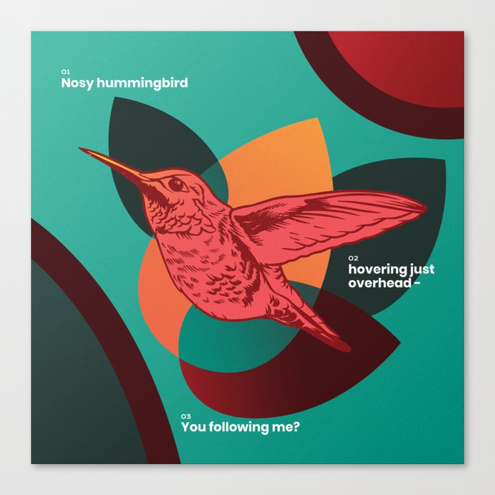 Desert Hummingbird | Whispering Wings Canvas Print