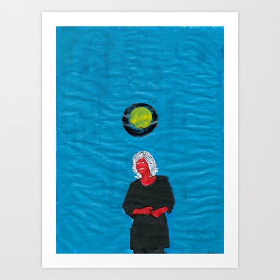 Grip kontanter med begge hender (II) Art Print