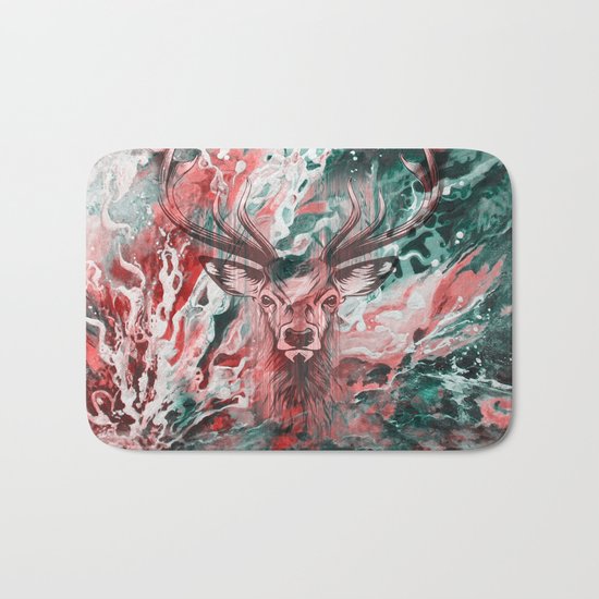 Deer's Scream Bath Mat