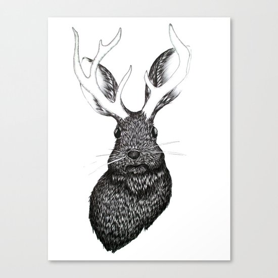The Jackalope Canvas Print