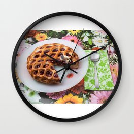 jam tart Wall Clock | Food, Photo 