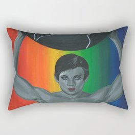 Mighty Rainbow Rectangular Pillow
