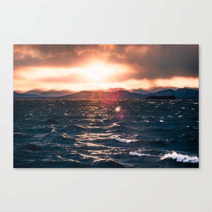 LAKE CHAMPLAIN SUNSET Canvas Print