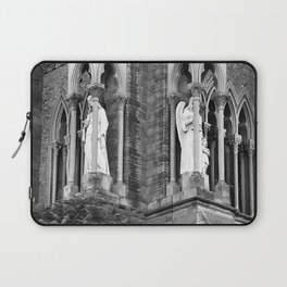 Argentina Photography - Argentine Cathedral In Black And White Laptop Sleeve