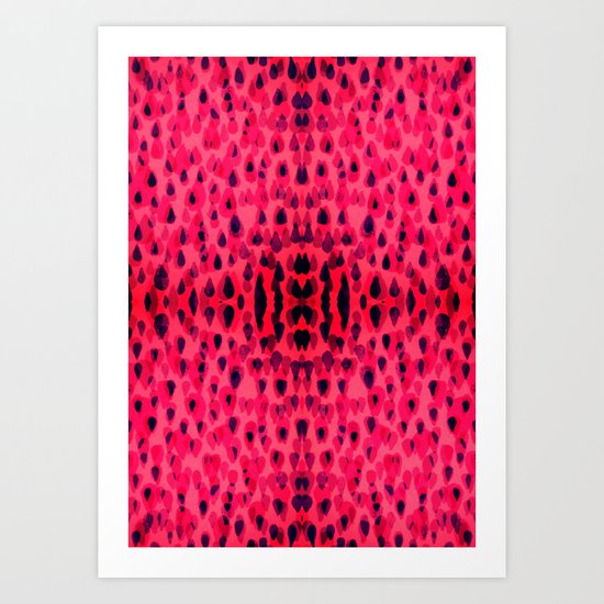 Pink tears Art Print