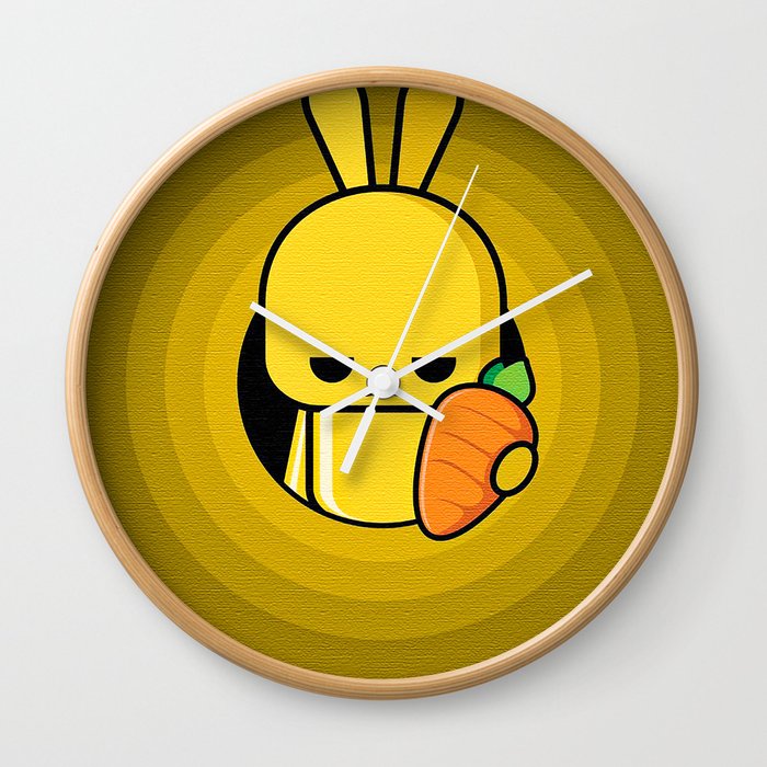 Angry Rabbit Wall Clock