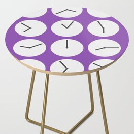 Minimal clock collection 9 Side Table