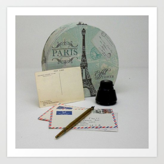 Love Letters From Paris 2 Art Print