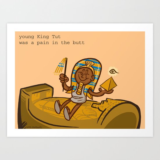 King Tut Art Print