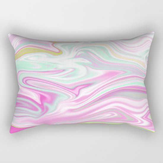 Iridescent Marble 03 Rectangular Pillow