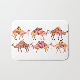 Camel Train Badematte | Animal, Alpaca, Camel, Catcoq, Mongolia, Horse, Mongolian, Camels, Curated, Alpacas 