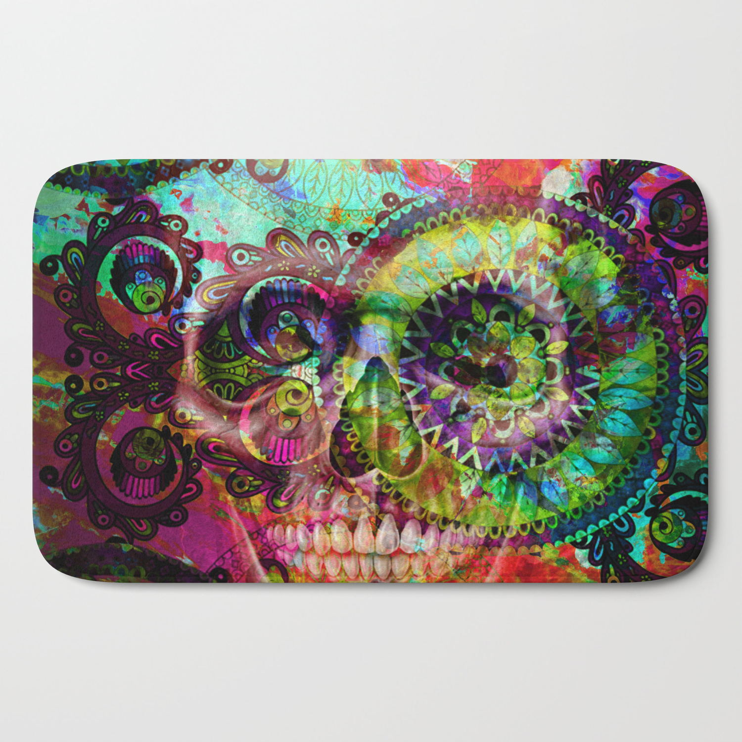 funky bath mats