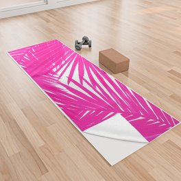 Palms Fuchsia Yoga Towel