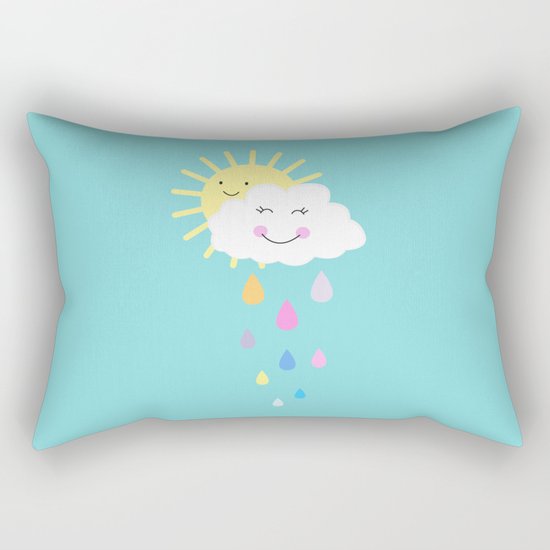 Happy Spring Days Rectangular Pillow