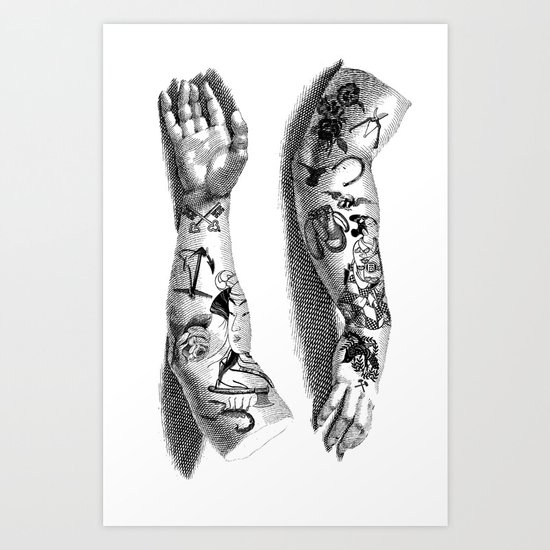 tattoo Art Print