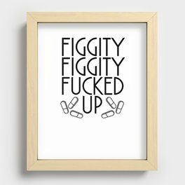 FxCKED UP Recessed Framed Print