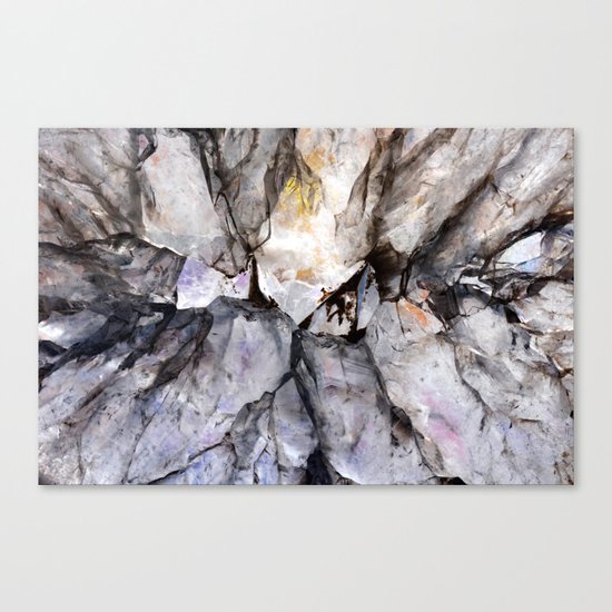 Crystal texture Canvas Print