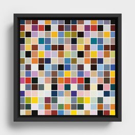 Colores Framed Canvas