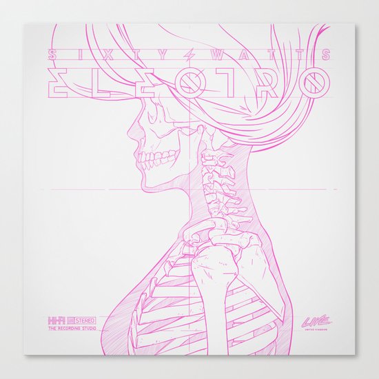 Sketch-Electro-A Canvas Print