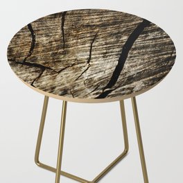 Natural wood pattern Side Table