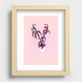 Office Plant Recessed Framed Print