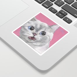 Meme Cat - Surprised Cat Sticker