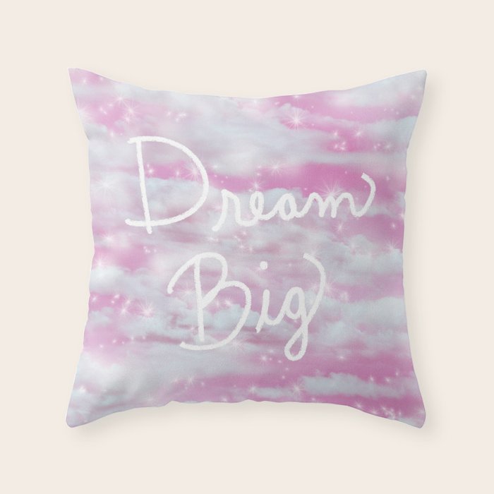 big pink pillows