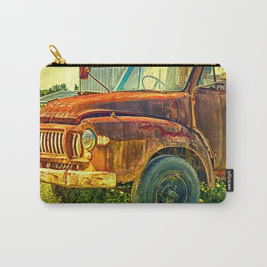 Old Rusty Bedford Truck Carry-All Pouch